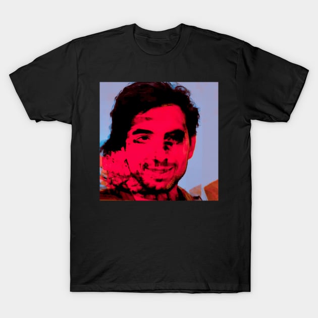 EASY GOING Glitch Art Portrait T-Shirt by raspberry-tea